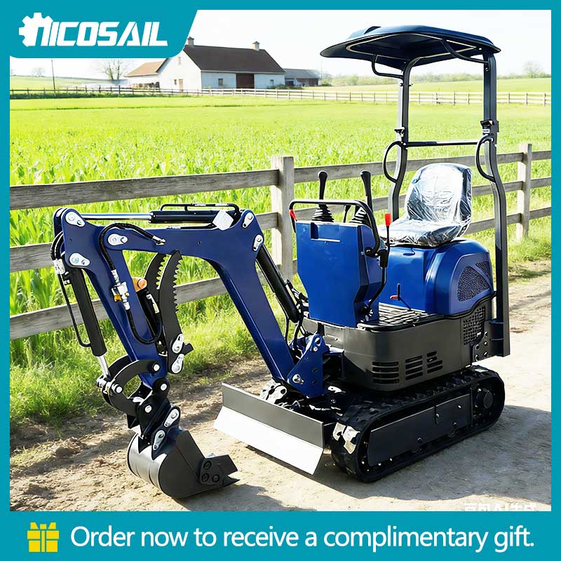 Compact 1t Mini Excavator Mult - Urban Farming In China review and price