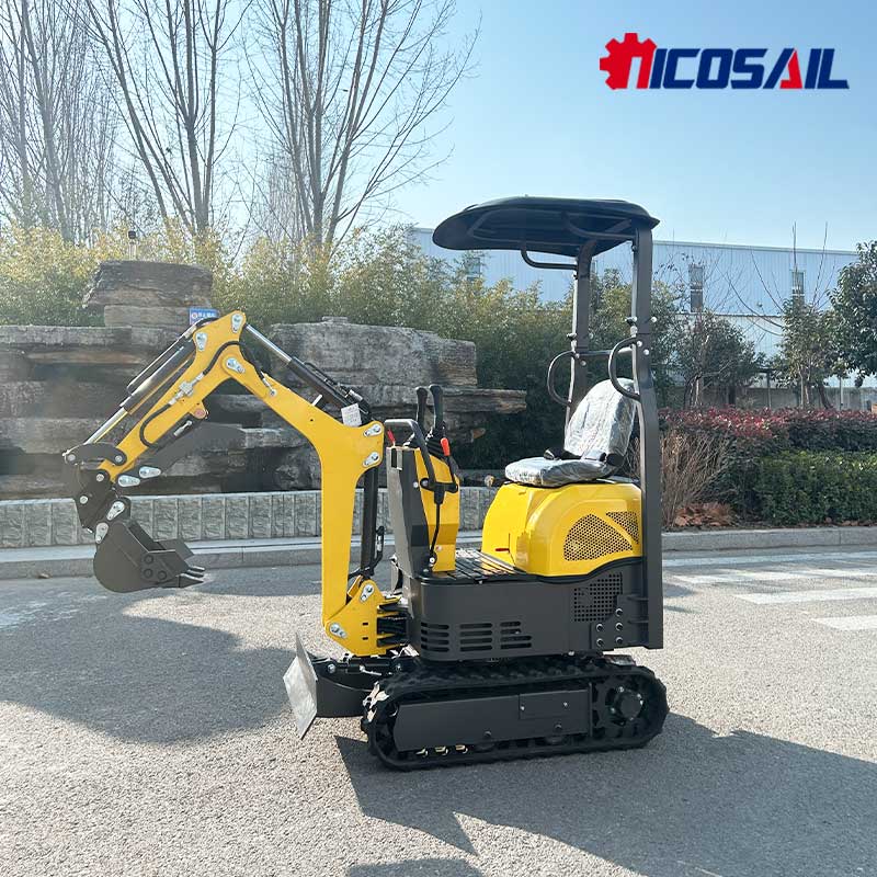 Compact 1t Mini Excavator Mult - Urban Farming In China review and price